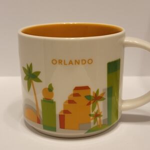 2015 Starbucks “You Are Here” Collection YAH Orlando Coffee Cup Mug 14 Oz UNUSED